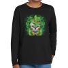 Youth Heavy Cotton 100% Cotton Long Sleeve T Shirt Thumbnail