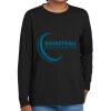Youth Heavy Cotton 100% Cotton Long Sleeve T Shirt Thumbnail