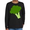 Youth Heavy Cotton 100% Cotton Long Sleeve T Shirt Thumbnail