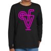 Youth Heavy Cotton 100% Cotton Long Sleeve T Shirt Thumbnail