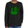 Youth Heavy Cotton 100% Cotton Long Sleeve T Shirt Thumbnail
