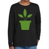 Youth Heavy Cotton 100% Cotton Long Sleeve T Shirt Thumbnail