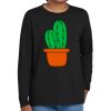 Youth Heavy Cotton 100% Cotton Long Sleeve T Shirt Thumbnail