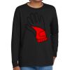 Youth Heavy Cotton 100% Cotton Long Sleeve T Shirt Thumbnail