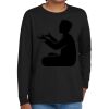 Youth Heavy Cotton 100% Cotton Long Sleeve T Shirt Thumbnail
