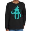 Youth Heavy Cotton 100% Cotton Long Sleeve T Shirt Thumbnail